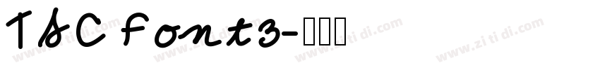 TSC Font3字体转换